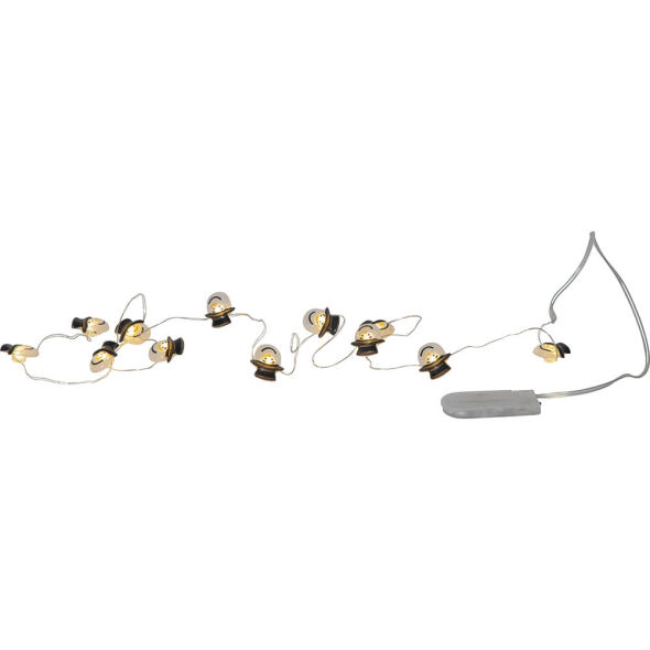 LED-Minilichterkette 12 warmweiße LEDs LED-Minilichterkette 12 warmweiße LEDs