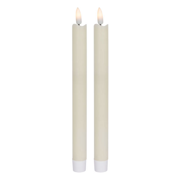 LED-Echtwachskerzen LAMME ANTIQUE 1 warmweiße flackernde LED 2er-Set LED-Echtwachskerzen LAMME ANTIQUE 1 warmweiße flackernde LED 2er-Set