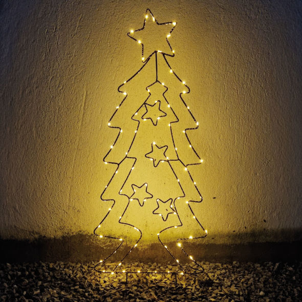 LED-Tannenbaum 90 warmweiße LEDs LED-Tannenbaum 90 warmweiße LEDs