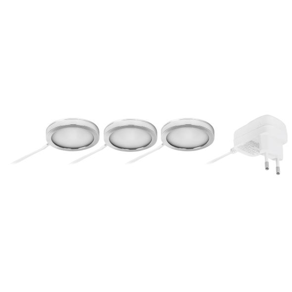 LED-Unterbauleuchten-Set 3x 1,8W