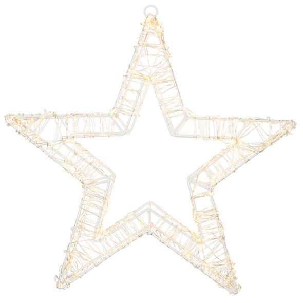LED-Weihnachtsleuchter Stern 960 warmweiße LEDs