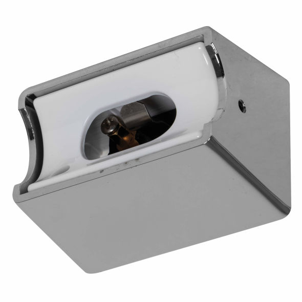 Stableuchte Metall Chrom