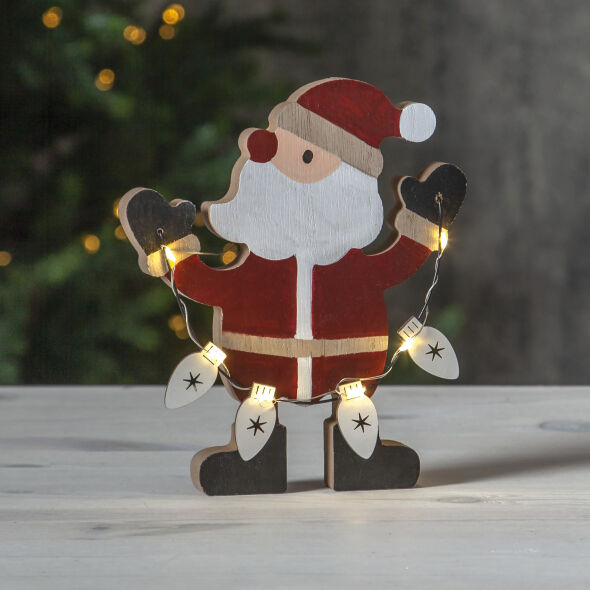 Weihnachtsmann 6 warmweiße LEDs