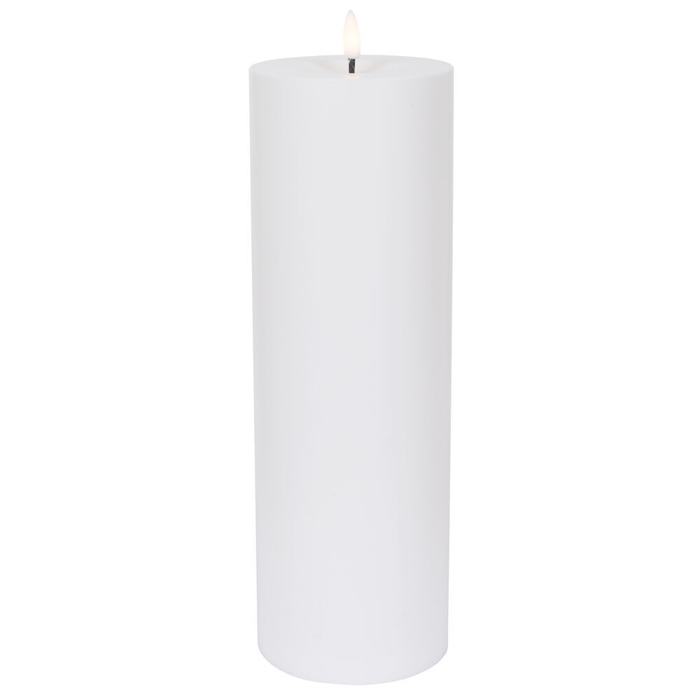 LED-Kerze FLAMME RAK 1 warmweiße flackernde LED H325 Ø100
