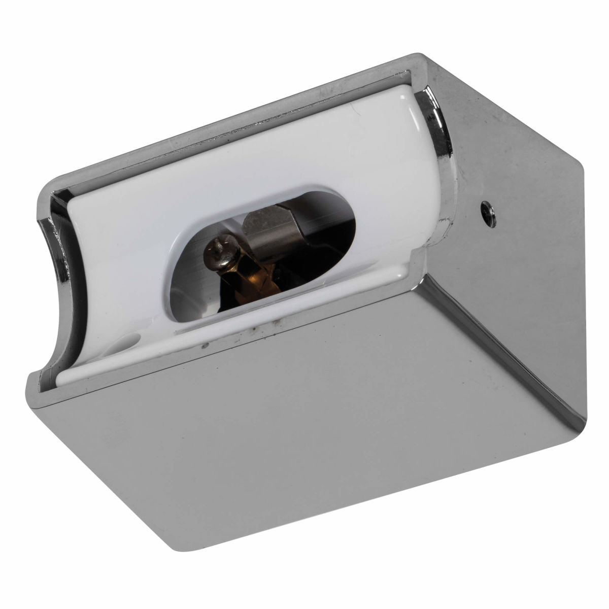 Stableuchte Metall Chrom