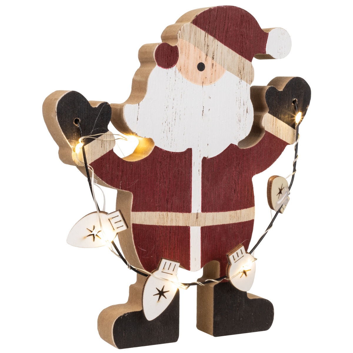 Weihnachtsmann 6 warmweiße LEDs