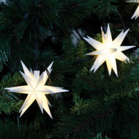 LED-Weihnachtsbaumkette 9 Sterne gelb D=120