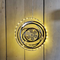 LED-Fensterbild MIRROR Kreis Form