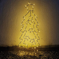 LED-Tannenbaum 90 warmweiße LEDs