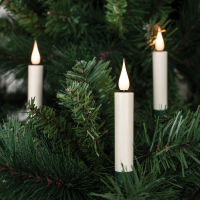 LED-Weihnachtsbaumkette elfenbein LEDs warmweiß