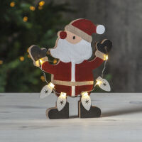 Weihnachtsmann 6 warmweiße LEDs