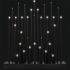 LED-Weihnachtsleuchter SHIFT 33 x warmweiße LEDs schwarz