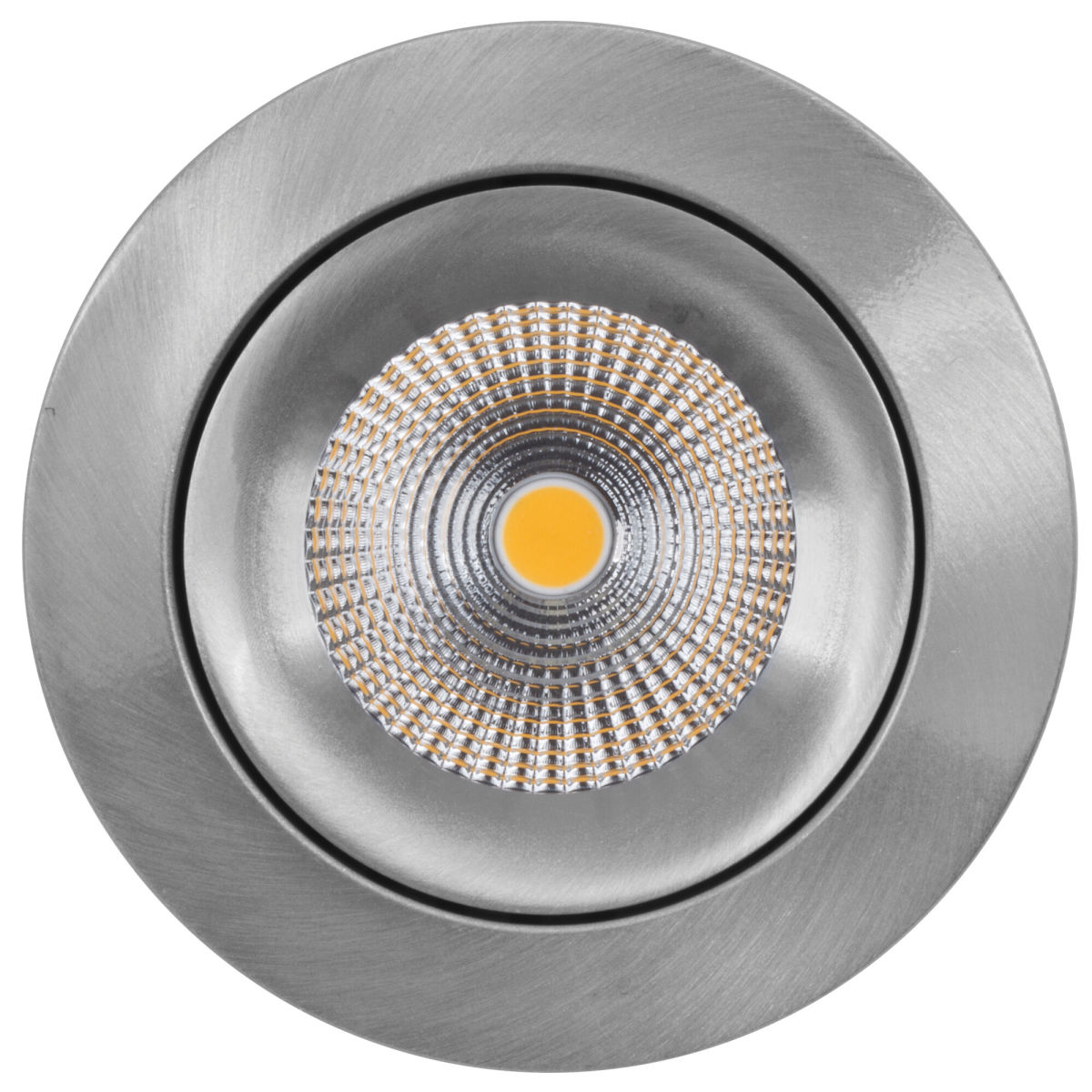 LED-Einbauleuchte ONE SUNLIKE 8W 559lm 3000K Alu-gebürstet