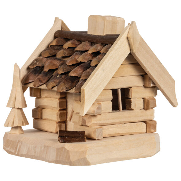 Räucherhütte im Wald