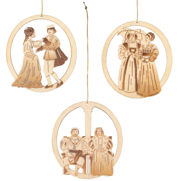 Weihnachtsbaumbehang Drei Haselnüsse für Aschenbrödel®limitierte Kollektion 2024 Ø 85, Ausl. 