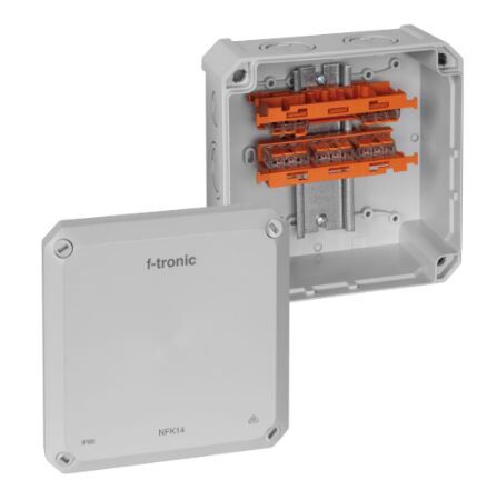 AP-Kabelkasten, NEPTUN, Polystyrol, inkl. 5 COMPACT Wago-Klemmen AP-Kabelkasten, NEPTUN, Polystyrol, inkl. 5 COMPACT Wago-Klemmen