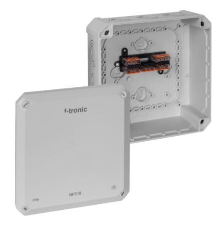 AP-Kabelkasten, NEPTUN, halogenfrei, inkl. 5 COMPACT Wago-Klemmen AP-Kabelkasten, NEPTUN, halogenfrei, inkl. 5 COMPACT Wago-Klemmen