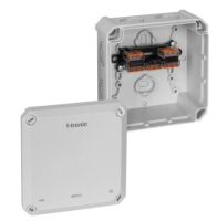 AP-Kabelkasten, NEPTUN, grau, inkl. 5 COMPACT Wago-Klemmen