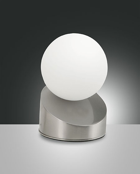 Tischleuchte Gravity nickel satiniert Tischleuchte Gravity nickel satiniert