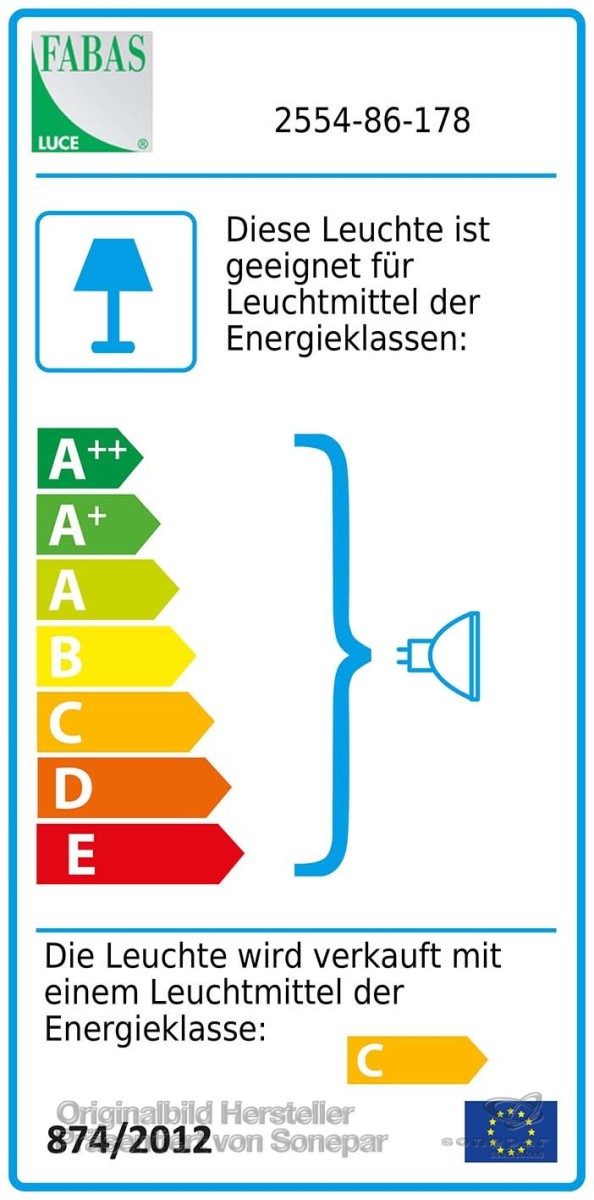 Strahlerbalken innen Alice 6-flammig