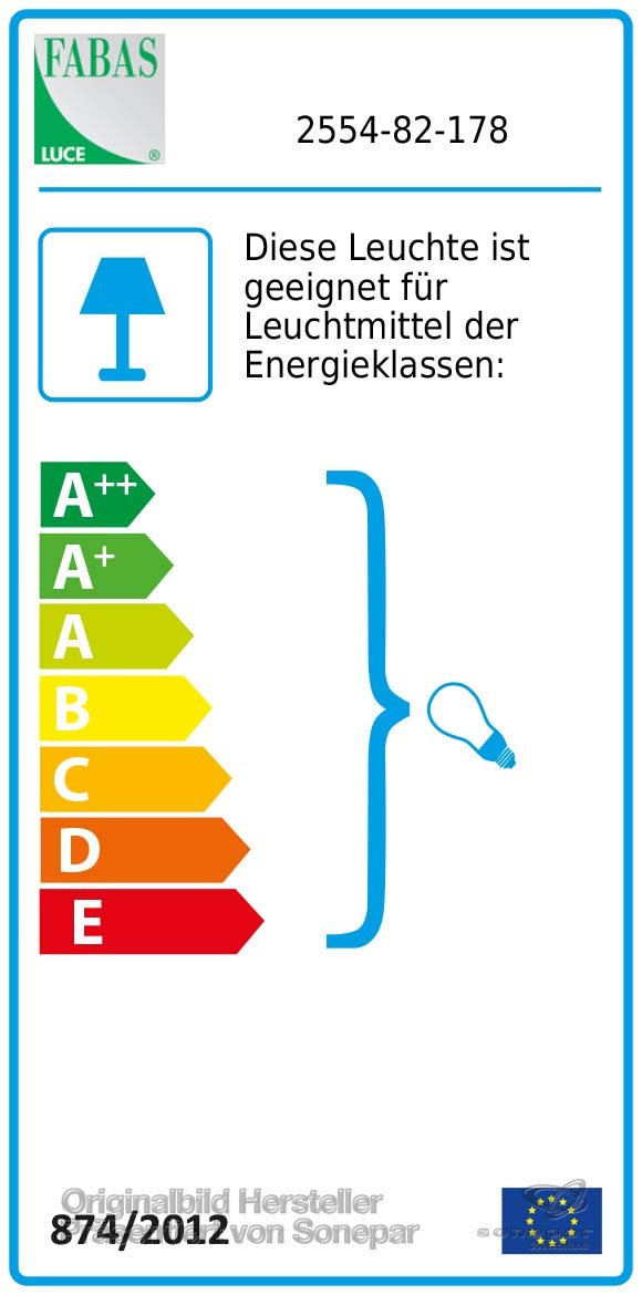 Strahlerbalken innen Alice 2-flammig