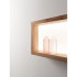 Wandleuchte innen Window 305 mm Holzrahmen Eiche natur