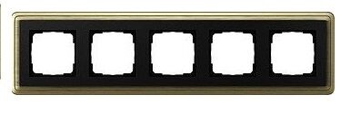 System 55 ClassiX 5-fach Rahmen bronze 0215622 System 55 ClassiX 5-fach Rahmen bronze 0215622