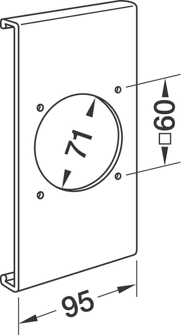 Geräteblende R 8685 rws Geräteblende R 8685 rws