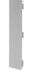 HAGER Endplatte M 5833 steingrau