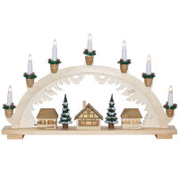 Weihnachtsleuchter Winterdorf 10 x E10/24V/3W