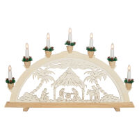 Weihnachtsleuchter CHRISTI GEBURT 7 x E10/34V/3W