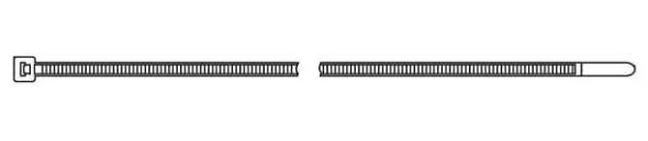 Kabelbinder UB 1 2,5x100mm natur Kabelbinder UB 1 2,5x100mm natur