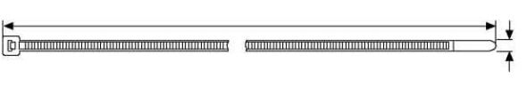 Kabelbinder UB540H-N-PA66-NA-L1 Kabelbinder UB540H-N-PA66-NA-L1