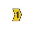 Kennzeichnungstülle HG2-5-1-PVC-YE-M4 Kennzeichnungstülle HG2-5-1-PVC-YE-M4