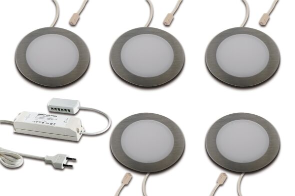 LED Einbauleuchte 5er-Set 5er Set #61060450002 LED Einbauleuchte 5er-Set 5er Set #61060450002