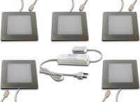 LED Einbauleuchte 5er-Set 5er Set #61060451002
