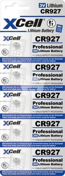 Knopfzelle Lithium 3V XCR927 (5er) Knopfzelle Lithium 3V XCR927 (5er)