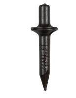 Schlagdübel FIXPIN blau gehärtet quer geriffelt mit großem Kragen