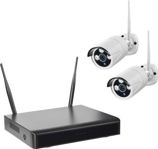 WIFI-NVR mit 2 Funk-Außenkameras 26600 WIFI-NVR mit 2 Funk-Außenkameras 26600