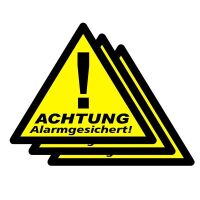 Aufkleber Alarmgesichert WAK-A