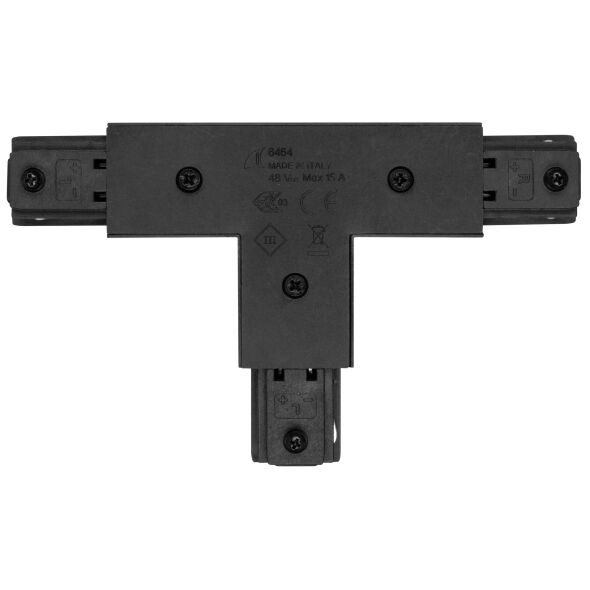 T-Verbinder PUNTI einspeisbar schwarz links T-Verbinder PUNTI einspeisbar schwarz links