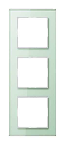 Glasrahmen 3-fach AC 583 GL WMT mattweiß Glasrahmen 3-fach AC 583 GL WMT mattweiß