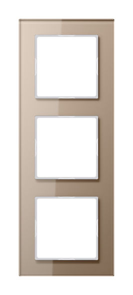 Glasrahmen 3-fach AC 583 GL CH champagner Glasrahmen 3-fach AC 583 GL CH champagner