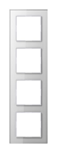 Glasrahmen 4-fach AC 584 GL WW alpinweiß Glasrahmen 4-fach AC 584 GL WW alpinweiß