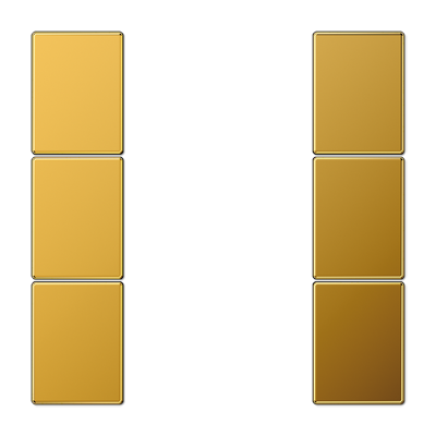 Tastensatz 3-fach GO 2503 TSA goldfarben
