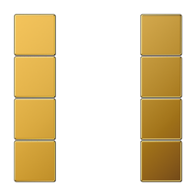 Tastensatz 4-fach GO 2504 TSA goldfarben Tastensatz 4-fach GO 2504 TSA goldfarben