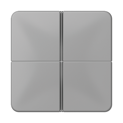 Tastensatz 4-fach CD 404 TSA GR grau