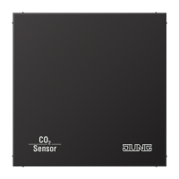 KNX CO2-Sensor RT-Regler CO2 AL 2178 D dark
