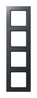 Rahmen 4-fach AC 584 BF ANM anthrazit matt