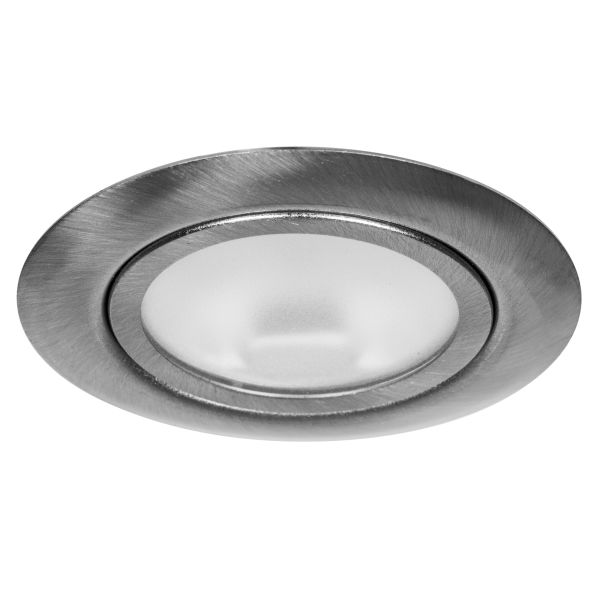Einbauleuchte 1 x G4/12V/10W Chrom gebürstet Einbauleuchte 1 x G4/12V/10W Chrom gebürstet